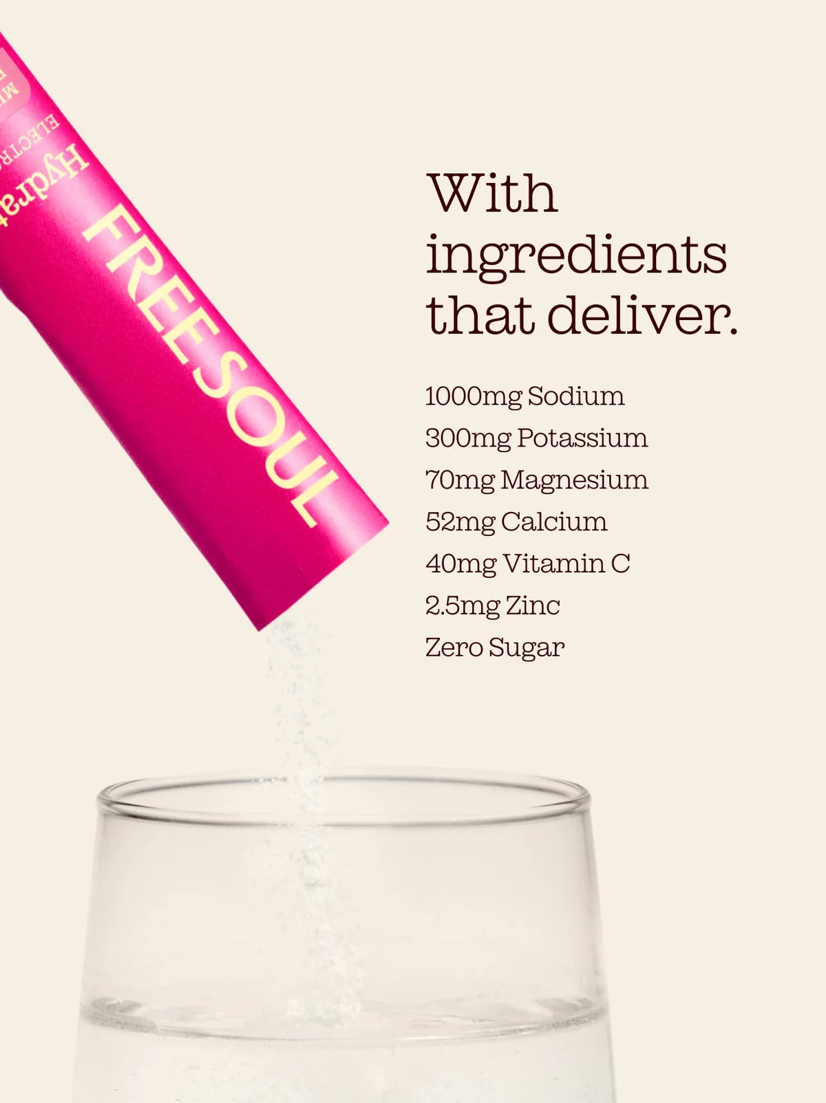 Free Soul Hydrate Electrolyte Powder