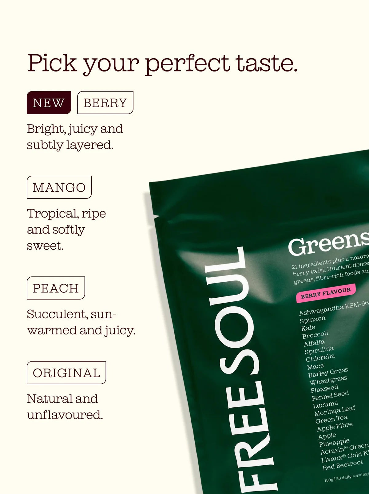 Free Soul Greens Powder